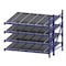 Unex Roller Rack Add-On Gravity Flow Rack, 72 in D, 96 in W, 4 Shelves, Blue RR99S2W8X6-A - alternate 1