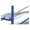 Unex Roller Rack Roller Rack Knuckled Lane 72in D 96"W, Blue RR99K2R8X6-L - alternate 2