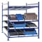 Unex Flow Cell Starter Gravity Flow Rack, 72 in D, 60 in W, 4 Shelves, Blue FC99SKW60724-S - alternate 2
