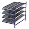 Unex Flow Cell Add-On Gravity Flow Rack, 84 in D, 48 in W, 4 Shelves, Blue FC99SKW48844-A - alternate 1