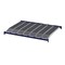 Unex Roller Rack Roller Rack Knuckled Lane 72in D 96"W, Blue RR99K2R8X6-L - alternate 1