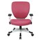 Office Star Managerial Chair Desk Chair, Adjustable Arms, 16-3/4" to 19-1/2" Height, Mesh, Pink 5200W-261 - alternate 1