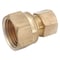 Zoro Select 5/8" Sweat x 3/8" Compression Brass Sweat Adapter 700086-0610 - alternate 2