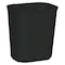 Rubbermaid Commercial Fire Resistant 3-1/2 gal Rectangular Indoor Plastic Can, Black, None, Fiberglass, 8 1/4 in FG254100BLA - alternate 1