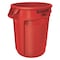 Rubbermaid Commercial BRUTE 32 gal Round Heavy Duty Plastic Can, Red, None, Plastic, Not Applicable FG263200RED - alternate 1