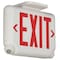 Dual-Lite Exit Sign with Emergency Lights, White, 2 Face(s), LED, Universal Mount, Lithium Iron Phosphate EVCURW - alternate 1