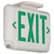 Dual-Lite Exit Sign with Emergency Lights, White, 2 Face(s), LED, Universal Mount, Lithium Iron Phosphate EVCUGW - alternate 1