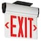 Compass Exit Sign, White, 2 Face(s), LED, Universal Mount, Nickel Cadmium CELS2RNE - alternate 1