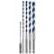 Bosch 4-Cutter Hammer Drill Bit Set 1/8", 3/16", 1/4", 5/16", 3/8" Hex, 5PK HCBG500T - alternate 1