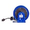 Coxreels Cord Reel With Hand Lamp, Spring Retracted, NEMA 5-15R, 16 AWG, Blue Reel Color, 30 ft Length PC10-3016-A - alternate 8