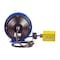 Coxreels Cord Reel With Hand Lamp, Spring Retracted, NEMA 5-20R, 12 AWG, Blue Reel Color, 30 ft Length PC10-3012-B - alternate 7