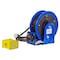 Coxreels Cord Reel With Hand Lamp, Spring Retracted, NEMA 5-20R, 12 AWG, Blue Reel Color, 30 ft Length PC10-3012-B - alternate 8