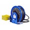 Coxreels Cord Reel With Hand Lamp, Spring Retracted, NEMA 5-20R, 12 AWG, Blue Reel Color, 30 ft Length PC10-3012-B - alternate 5