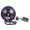 Coxreels Cord Reel With Hand Lamp, Spring Retracted, NEMA 5-20R, 12 AWG, Blue Reel Color, 30 ft Length PC10-3012-F - alternate 7