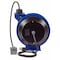 Coxreels Cord Reel With Hand Lamp, Spring Retracted, NEMA 5-20R, 12 AWG, Blue Reel Color, 75 ft Length PC19-7512-F - alternate 7