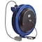 Coxreels Cord Reel With Hand Lamp, Spring Retracted, NEMA 5-20R, 12 AWG, Blue Reel Color, 100 ft Length PC24-0012-F - alternate 1