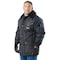 Refrigiwear Men's Insulated Jacket, Nylon, Zipper and Snap, Navy, S 0358RNAVSML - alternate 1