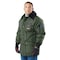 Refrigiwear Men's Siberian Jacket, Nylon, Zipper with Storm Flap, Sage, S 0358RSAGSML - alternate 1