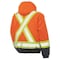 Tough Duck Men's Hi-Vis 3-in-1 Safety Bomber Jacket, 300D Poly Oxford with PU Coating, Type R, Xl S41311 - alternate 6