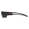 Edge Eyewear Kazbek Torque, Safety Glasses, Anti-Scratch, Gray Lens, Black Frame, Full-Frame SK136 - alternate 2