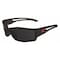 Edge Eyewear Kazbek Torque, Safety Glasses, Anti-Scratch, Gray Lens, Black Frame, Full-Frame SK136 - alternate 1