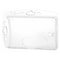Durable Office Products ID Card Holder, Shell Style, PK10 890519 - alternate 1