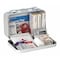 Zoro Select First Aid Kit and Housing, Metal 61 Components, 5 People Served 59266 - alternate 2