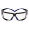 3M Safety Glasses, SecureFit Series, Scotchgard Anti-Fog, Indoor/Outdoor, Black/Blue Frame, Clear Lens 1334247 - alternate 1