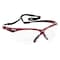 Kleenguard V30 Nemesis Safety Glasses, Anti-Fog & Anti-Scratch, Wraparound, Red Frame, Clear Lens 47378 - alternate 1