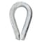 Crosby Wire Rope Thimble, 1/8 in., Steel 1037256 - alternate 1
