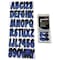 Hardline Products LetterandNumberLabelSet, 3inH, 1-1/2inW GBLBKG200 - alternate 1