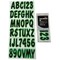 Hardline Products LetterandNumberLabelSet, 3inH, 1-1/2inW GBLKKI200 - alternate 1