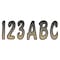 Hardline Products LetterandNumberLabelSet, 3inH, 1-1/2inW GBRBKG200 - alternate 1
