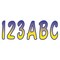 Hardline Products LetterandNumberLabelSet, 3inH, 1-1/2inW GYEPUG200 - alternate 1