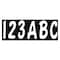 Hardline Products LetterandNumberLabelSet, 3inH, 1-1/2inW GWHI200EC - alternate 1