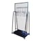 Westward Long Handle Mobile Tool Rack, 36 in W x 72 in H x 24 in D, Steel, 240 lb Capacity, Black 48GE61 - alternate 1