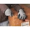 Mcr Safety Coated Gloves, Bi-Polymer Palm, HPPE/Acrylic Lining, Black/Gray, S ( 7 ) N9690TCS - alternate 2