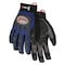 Mcr Safety Coated Gloves, L, Blue/Blk/Gray, Unlined, PR B100L - alternate 1