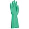 Mcr Safety Chemical Resistant Gloves, Nitrile, 13 in L, 11 mil, Green, 2XL, 12 PK 5311E - alternate 2