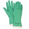 Mcr Safety Nitri-Chem Chemical Resistant Gloves, Nitrile, 13 in L, 18 mil, Green, M, 1 PR 5338S - alternate 1