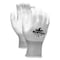 Mcr Safety Coated Gloves, Polyurethane, Smooth, Palm, 2 Abrasion Level, White, XS (6) 1 PR 9665XS - alternate 1