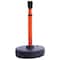 Banner Stakes Receiver Post, Orange, 15 ft. Length, 22 in to 42 in Adjustable Post Height PL4119 - alternate 1