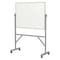 Ghent Dry Erase Board, Plastic, 78 1/4 in, 53 1/4 in, Aluminum Frame, White, Gloss ARMM34 - alternate 1