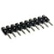 Senco Collated Concrete Nail, 1 in L, 12 ga, Zinc Galvanized, Flat Head, Straight, 1000 PK W3100YXC - alternate 2