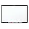 Quartet Dry Erase Board, Melamine, 48 in, 96 in, Aluminum Frame, White, Gloss S538B-24 - alternate 1