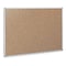Mead Cork Bulletin Board 36"H x48"W, Silver Z85362-24 - alternate 3