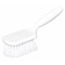 Tough Guy 3 1/2 in W Scrub Brush, Stiff, 5 1/2 in L Handle, 4 1/4 in L Brush, White, Plastic, 10 in L Overall 48LZ38 - alternate 1