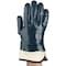Ansell Coated Gloves, Nitrile, Smooth, Full, 3 Abrasion Level, Blue, 10 1 PR 27-805 - alternate 1