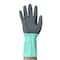 Ansell AlphaTec(R) 58-128 Chemical Resistant Gloves, Nitrile, 12 in L, 7 mil, Gray, Green, 7, 1 PR 58-128 - alternate 2