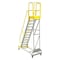 Cotterman 102 in H Aluminum Rolling Ladder, 6 Steps, 500 lb Load Capacity WMXA06R37A3P3 - alternate 3
